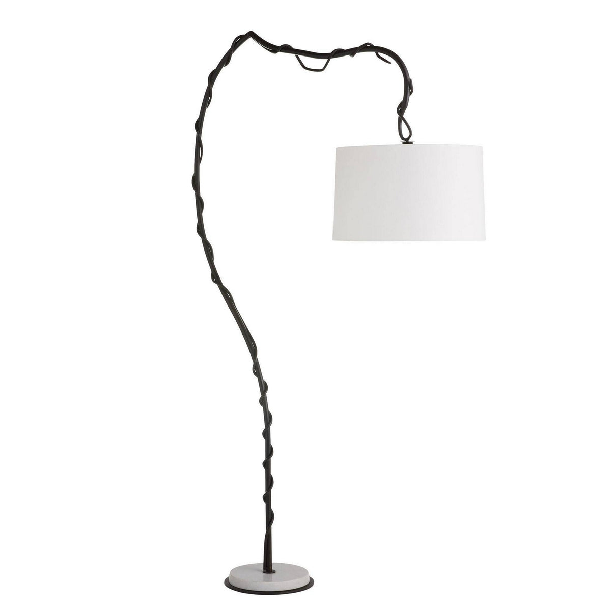 Arteriors - GDPFI02-SH070 - One Light Floor Lamp - Muscadine - Bronze/White