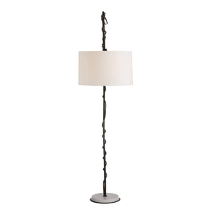 Arteriors - GDPFI02-SH070 - One Light Floor Lamp - Muscadine - Bronze/White