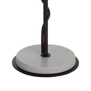 Arteriors - GDPFI02-SH070 - One Light Floor Lamp - Muscadine - Bronze/White