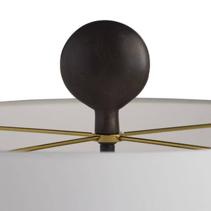 Arteriors - GDPTC02-829 - Two Light Table Lamp - Minaret - White/English Bronze
