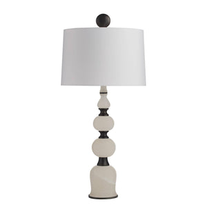 Arteriors - GDPTC02-829 - Two Light Table Lamp - Minaret - White/English Bronze
