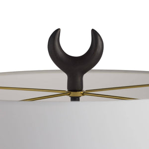 Arteriors - GDPTC02-829 - Two Light Table Lamp - Minaret - White/English Bronze