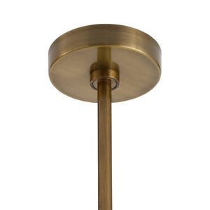 Arteriors - DSI16 - Three Light Chandelier - Decora - Smoke/Antique Brass