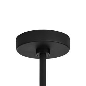 Arteriors - DSI15 - Six Light Chandelier - Lumora - Smoke/Blackened Iron