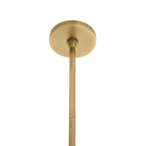Arteriors - DPS09 - One Light Pendant - Swami - Natural and Black/Antique Brass