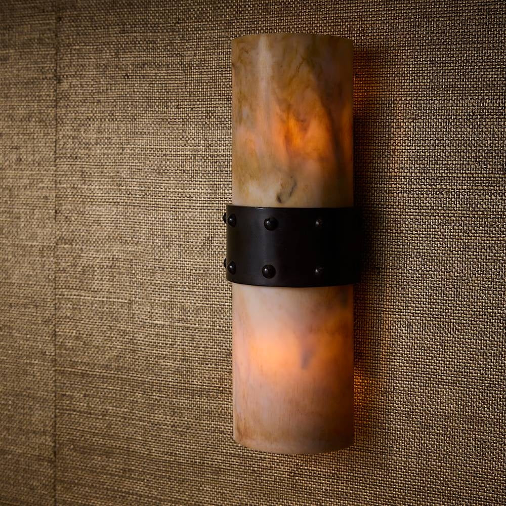Arteriors - DWI31 - Two Light Wall Sconce - Ardena - Ivory/Blackened Iron