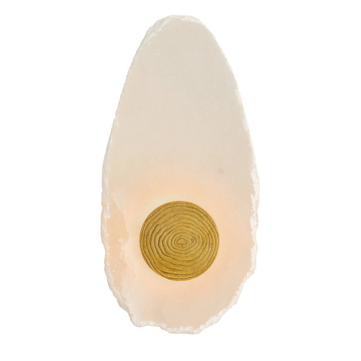 Arteriors - DWC99 - LED Wall Sconce - Ravelle - White/Antique Brass