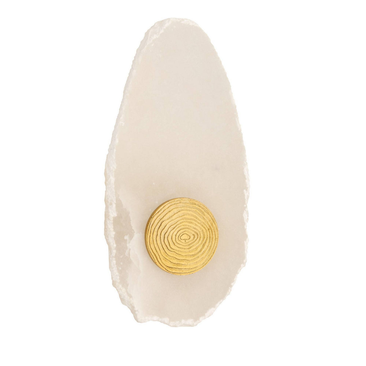 Arteriors - DWC99 - LED Wall Sconce - Ravelle - White/Antique Brass