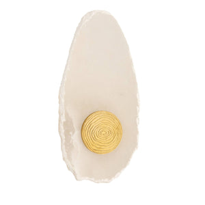 Arteriors - DWC99 - LED Wall Sconce - Ravelle - White/Antique Brass