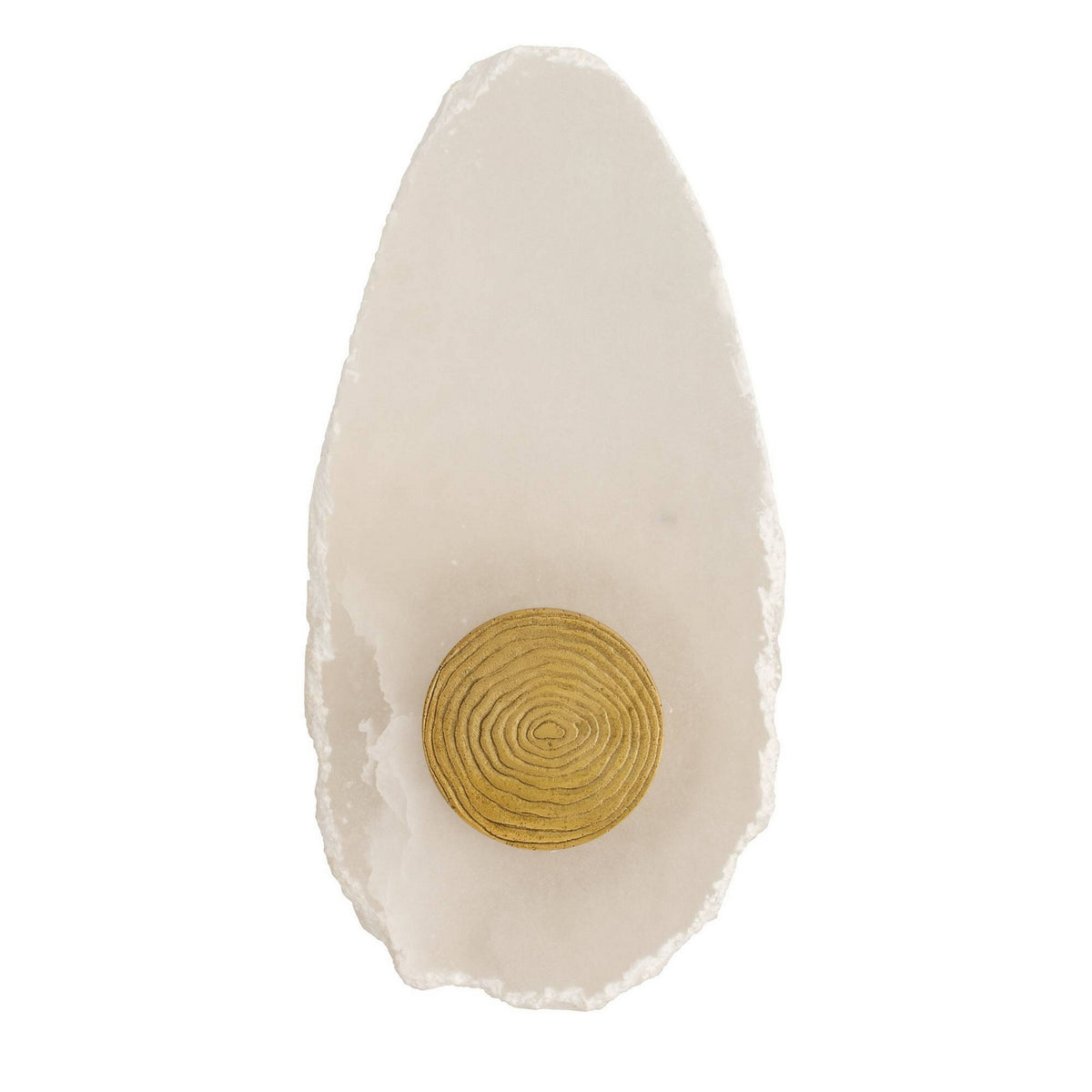 Arteriors - DWC99 - LED Wall Sconce - Ravelle - White/Antique Brass