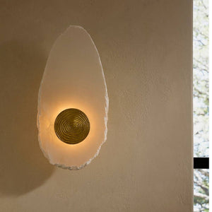 Arteriors - DWC99 - LED Wall Sconce - Ravelle - White/Antique Brass