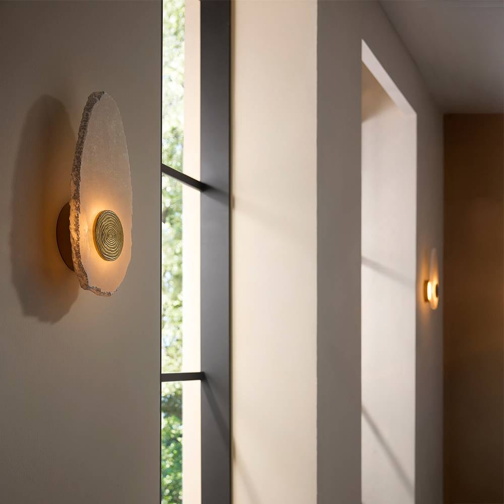 Arteriors - DWC99 - LED Wall Sconce - Ravelle - White/Antique Brass