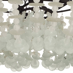 Arteriors - DMI33 - Six Light Chandelier - Cyprus - Organic Frosted/Bronze