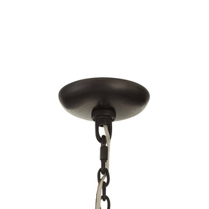 Arteriors - DMI33 - Six Light Chandelier - Cyprus - Organic Frosted/Bronze