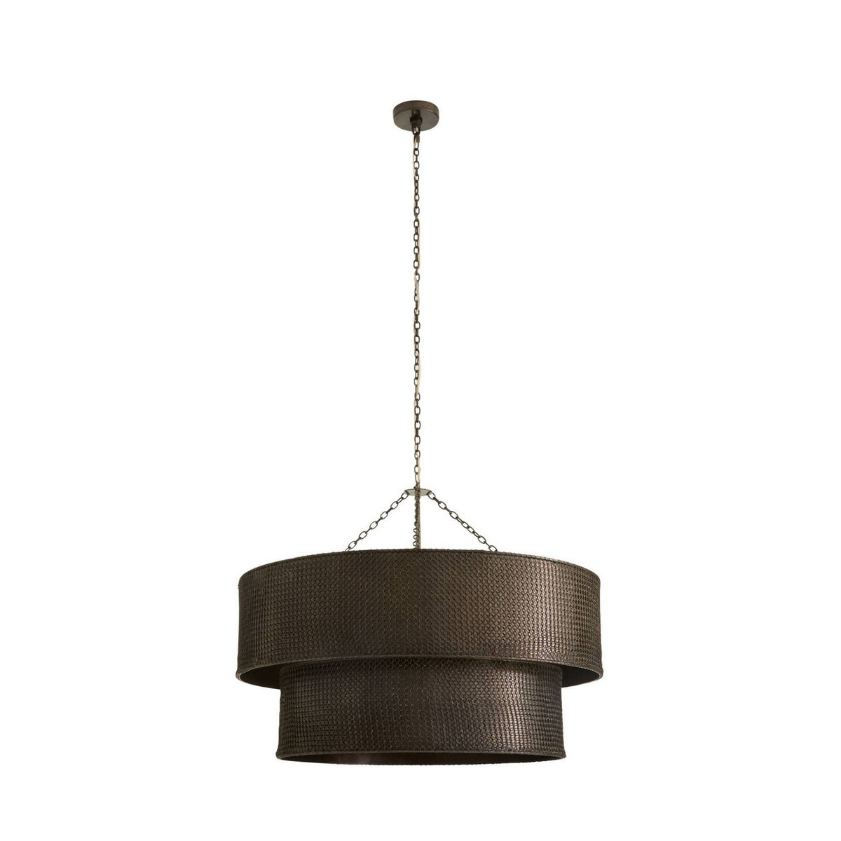 Arteriors - DMI31 - Six Light Chandelier - Hecche - Carbon/Bronze