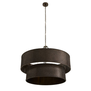 Arteriors - DMI31 - Six Light Chandelier - Hecche - Carbon/Bronze