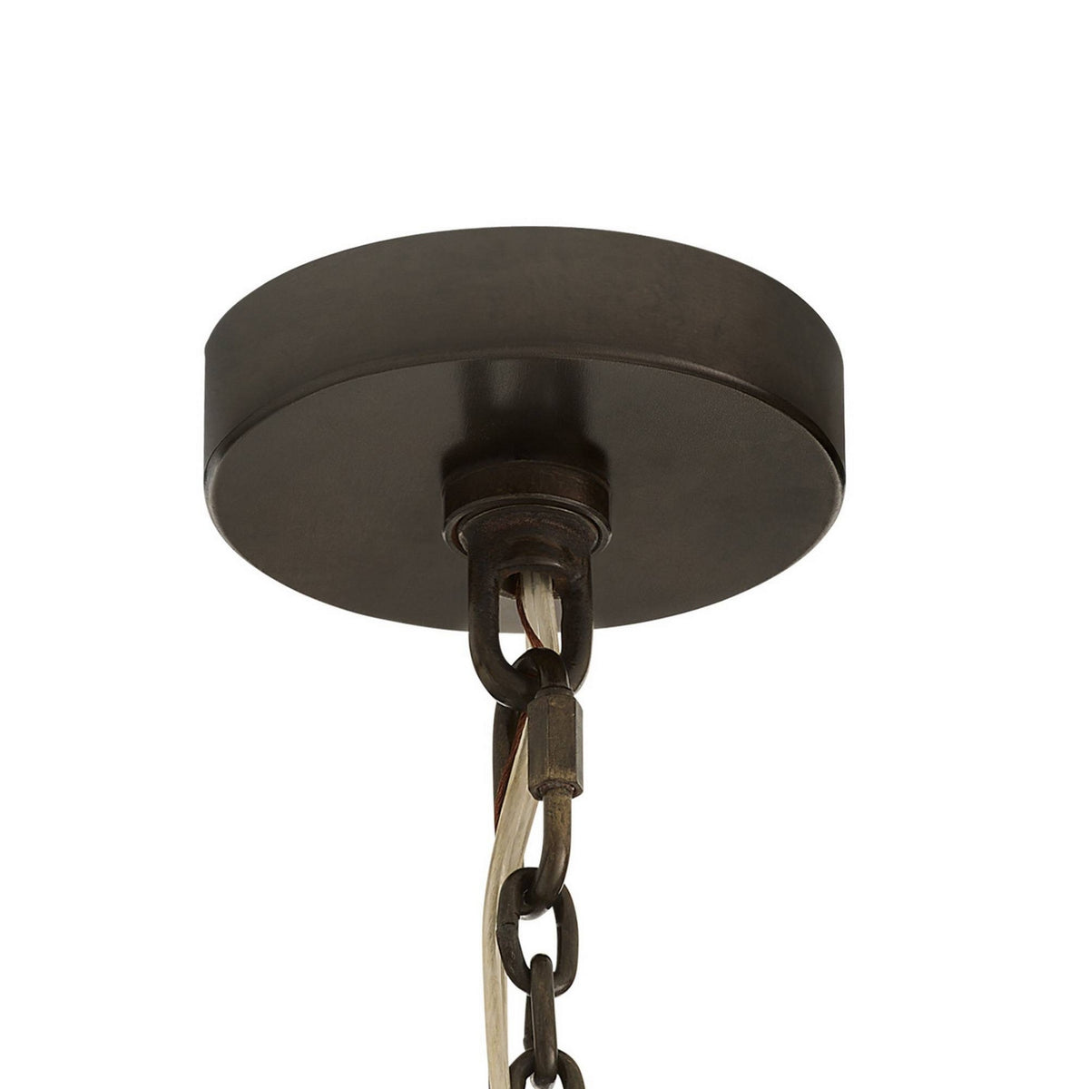 Arteriors - DMI31 - Six Light Chandelier - Hecche - Carbon/Bronze
