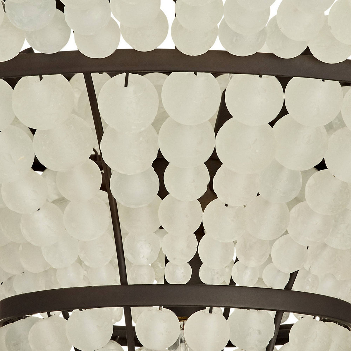 Arteriors - DMI29 - Four Light Chandelier - Lulu - Bronze/Organic Frosted