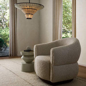 Arteriors - DMI29 - Four Light Chandelier - Lulu - Bronze/Organic Frosted