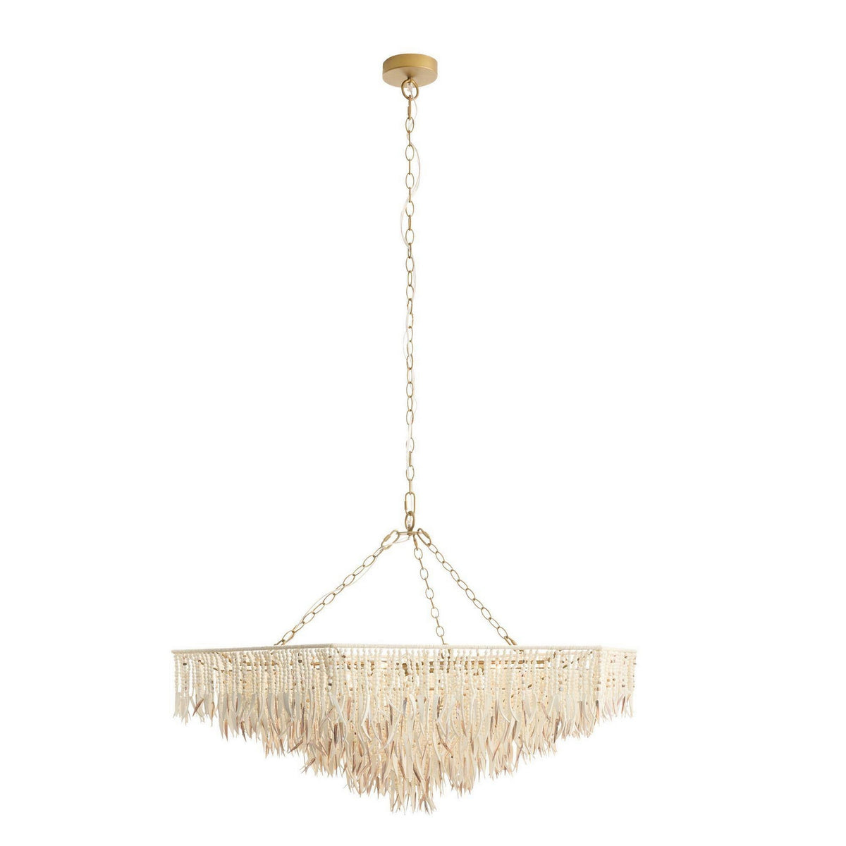 Arteriors - DLS19 - Three Light Chandelier - Josephine - Natural/Ivory