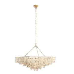 Arteriors - DLS19 - Three Light Chandelier - Josephine - Natural/Ivory
