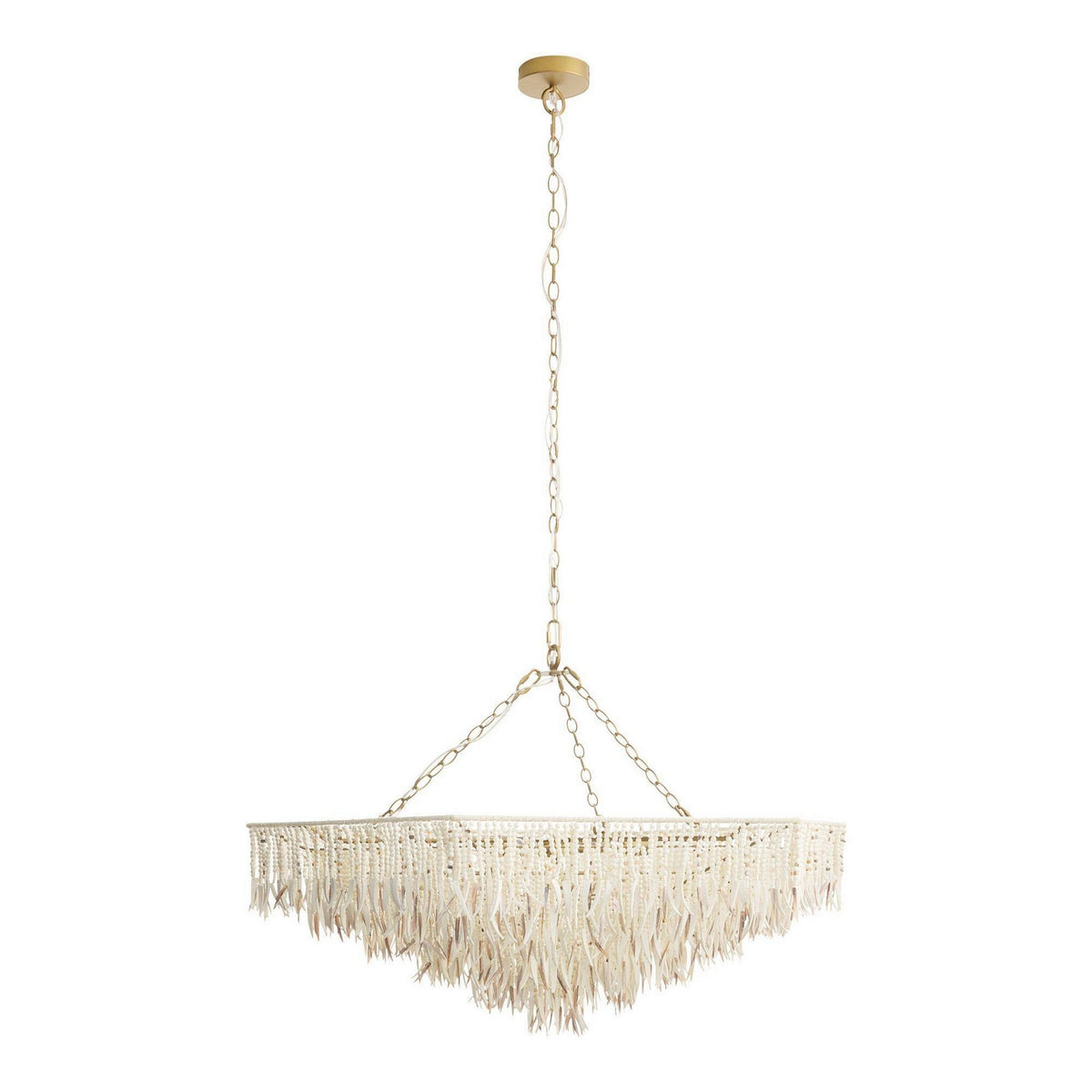Arteriors - DLS19 - Three Light Chandelier - Josephine - Natural/Ivory
