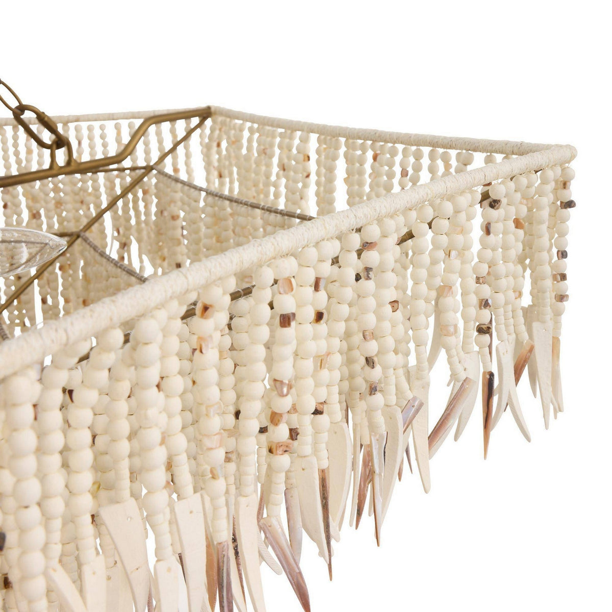Arteriors - DLS19 - Three Light Chandelier - Josephine - Natural/Ivory