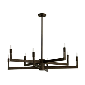 Arteriors - DLC46 - Eight Light Chandelier - Griff - English Bronze/English Bronze