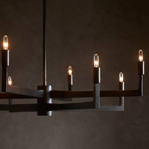 Arteriors - DLC46 - Eight Light Chandelier - Griff - English Bronze/English Bronze
