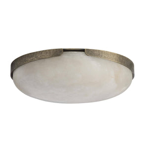Arteriors - DFC34 - LED Flush Mount - Elara - White/White Bronze