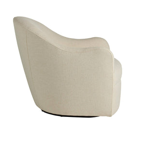 Arteriors - FRU18 - Chair - Delfino - Oxford White/Blackened Iron