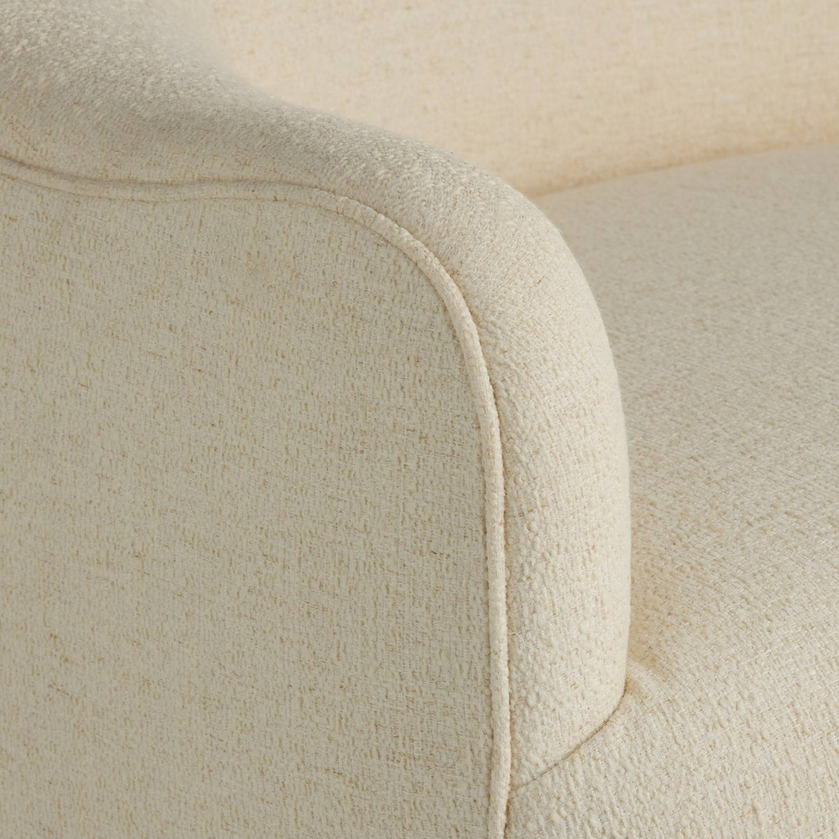 Arteriors - FRU18 - Chair - Delfino - Oxford White/Blackened Iron