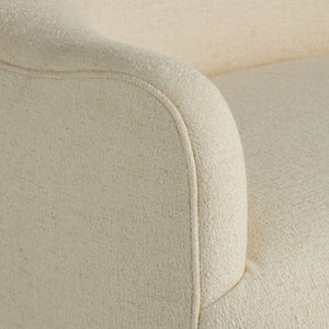 Arteriors - FRU18 - Chair - Delfino - Oxford White/Blackened Iron