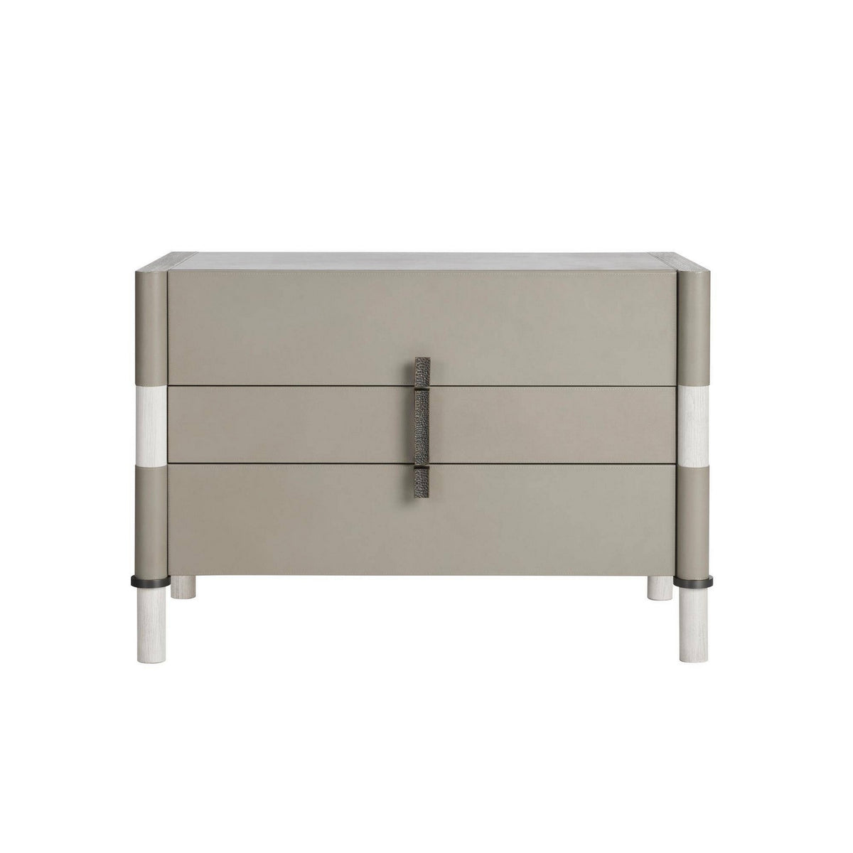 Arteriors - FNI03 - Side Table - Hestia - Dove/Smoke