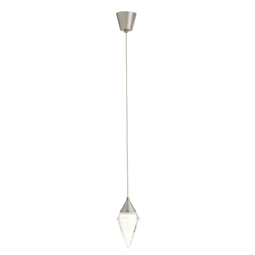 Arteriors - DPC39 - LED Pendant - Berkley - Clear/Vintage Silver