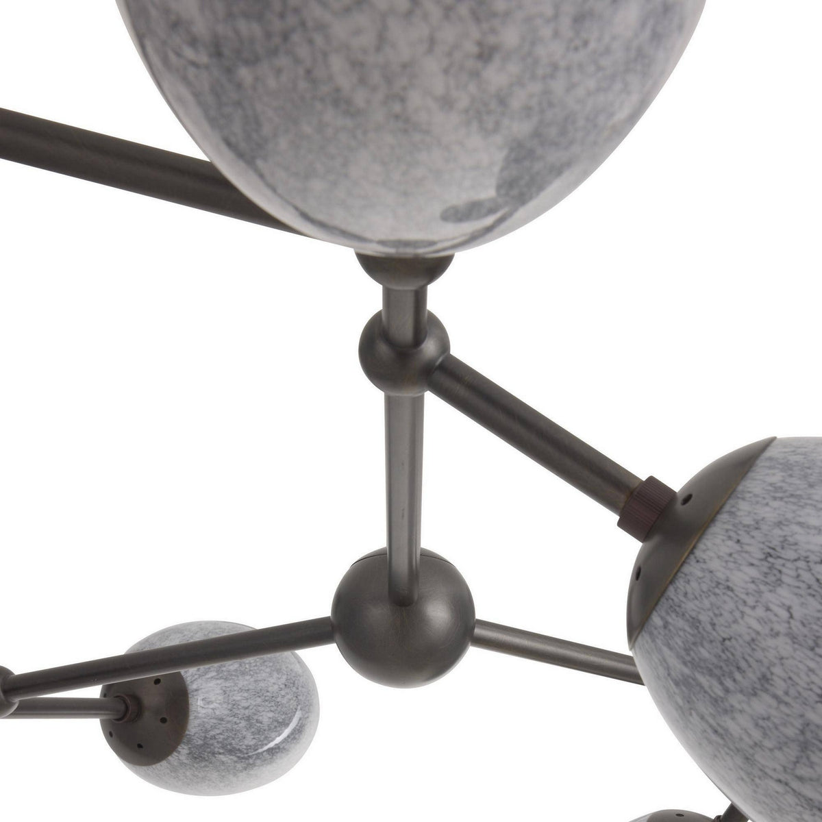 Arteriors - DLC48 - Nine Light Chandelier - Celeste - Glacier Swirl/English Bronze