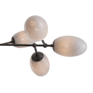 Arteriors - DLC48 - Nine Light Chandelier - Celeste - Glacier Swirl/English Bronze