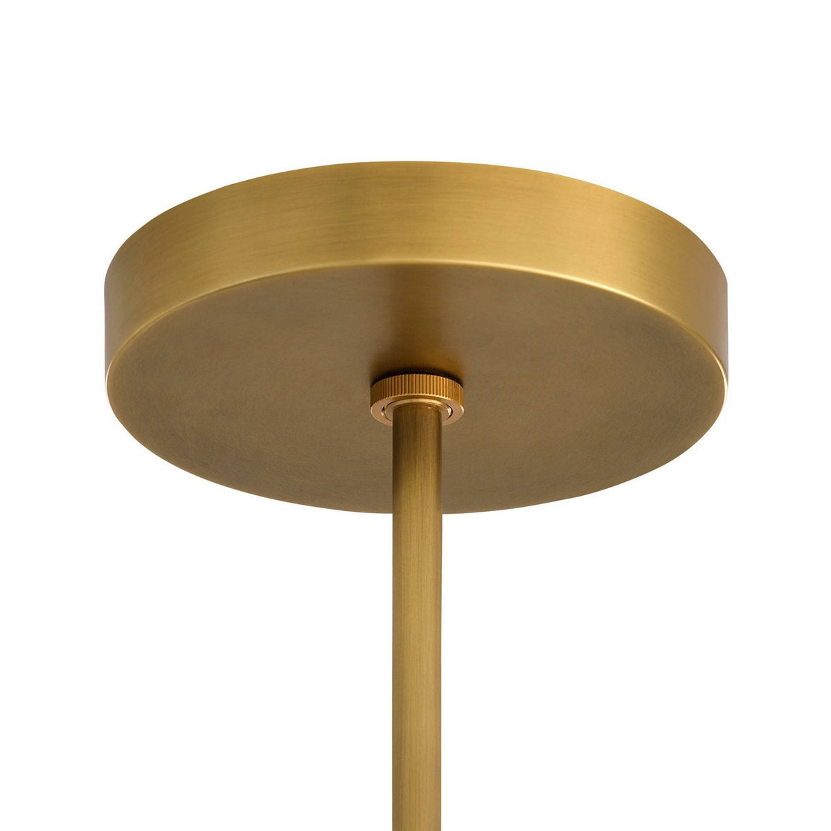 Arteriors - DLC51 - LED Chandelier - Fleurana - Frosted/Antique Brass