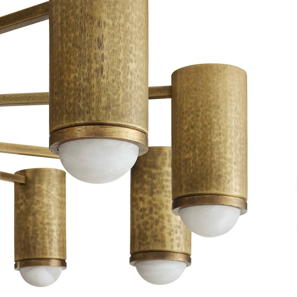 Arteriors - DLC55 - 20 Light Chandelier - Loryn - Antique Brass/White