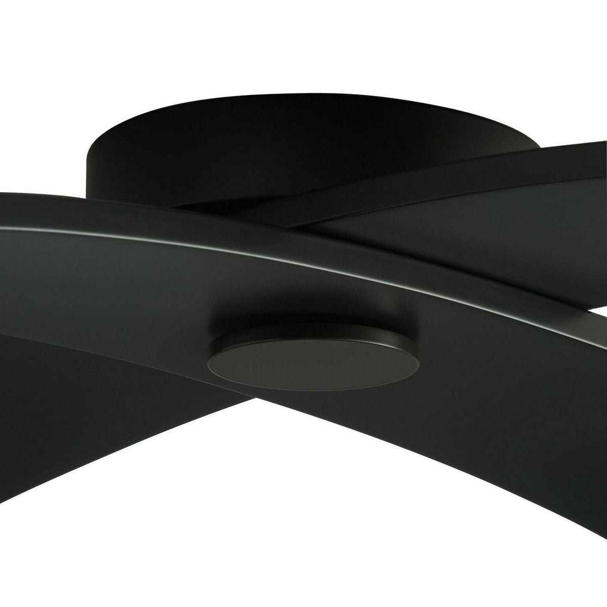 Arteriors - DFC26 - LED Flush Mount - Axia - Blackened Iron/Matte Opal