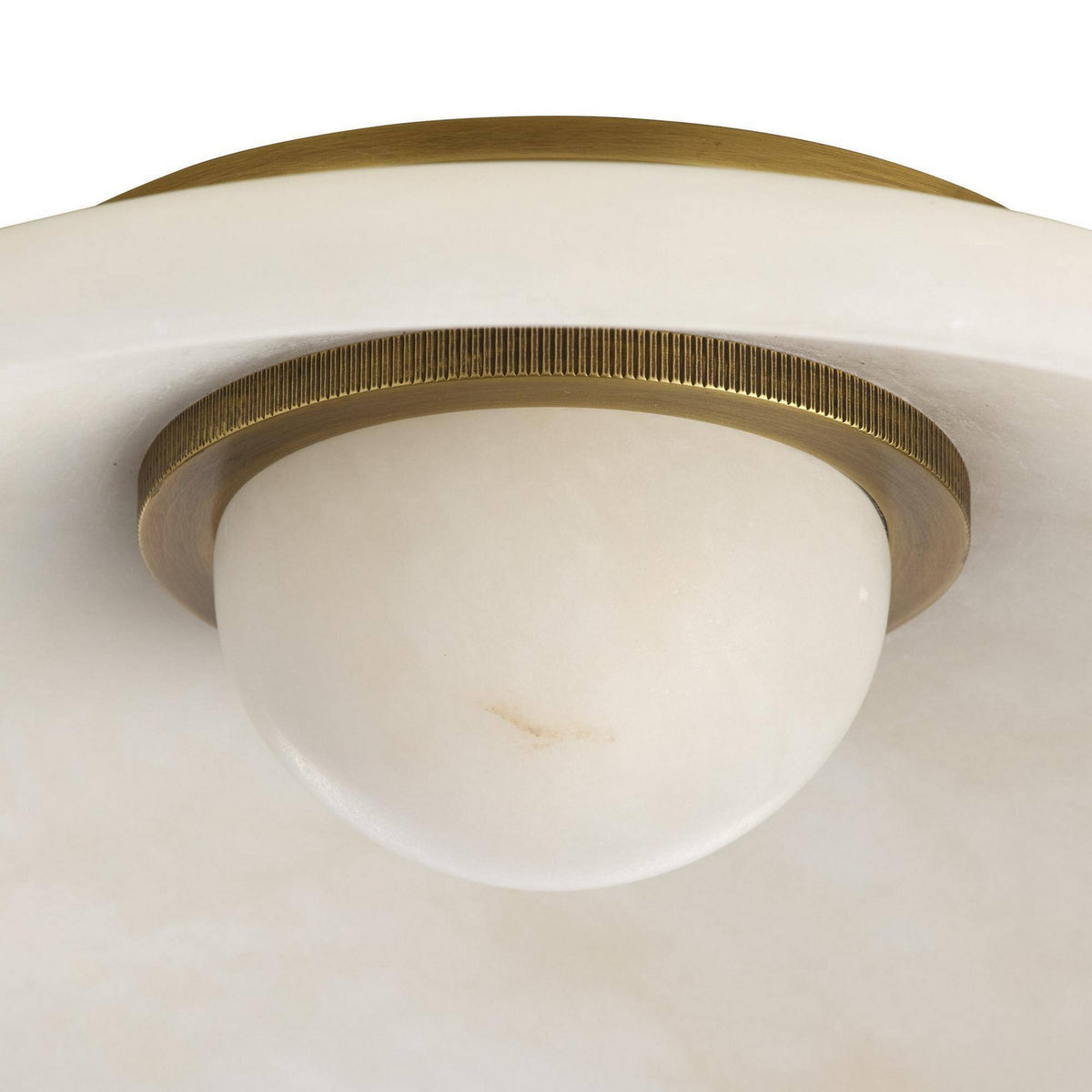 Arteriors - DFC37 - LED Flush Mount - Stella - White/Antique Brass