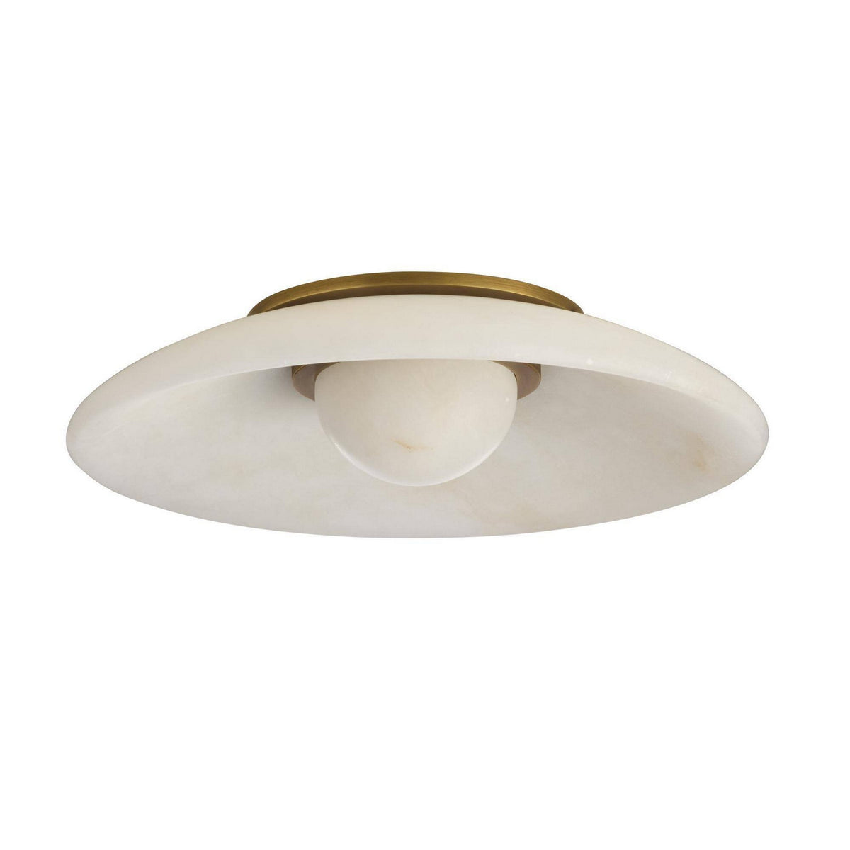 Arteriors - DFC37 - LED Flush Mount - Stella - White/Antique Brass