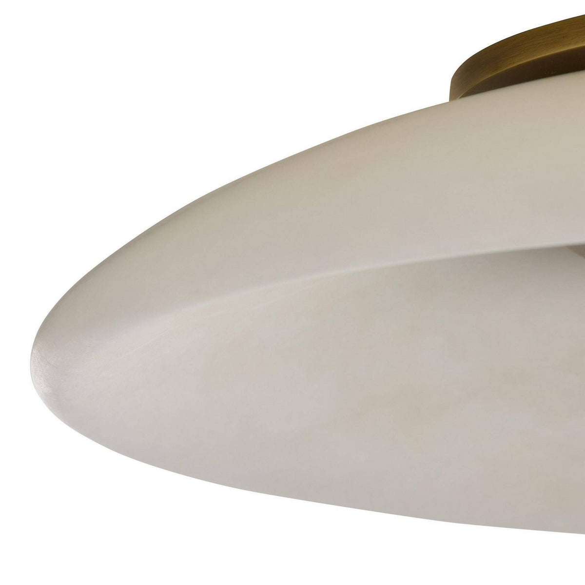 Arteriors - DFC37 - LED Flush Mount - Stella - White/Antique Brass