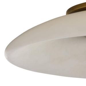 Arteriors - DFC37 - LED Flush Mount - Stella - White/Antique Brass