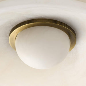 Arteriors - DFC37 - LED Flush Mount - Stella - White/Antique Brass