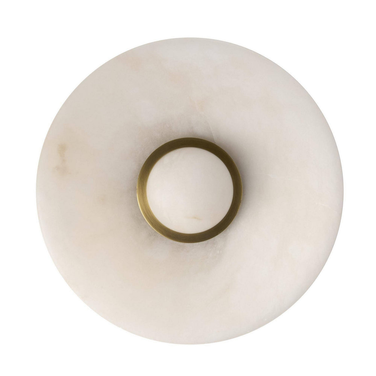 Arteriors - DFC37 - LED Flush Mount - Stella - White/Antique Brass