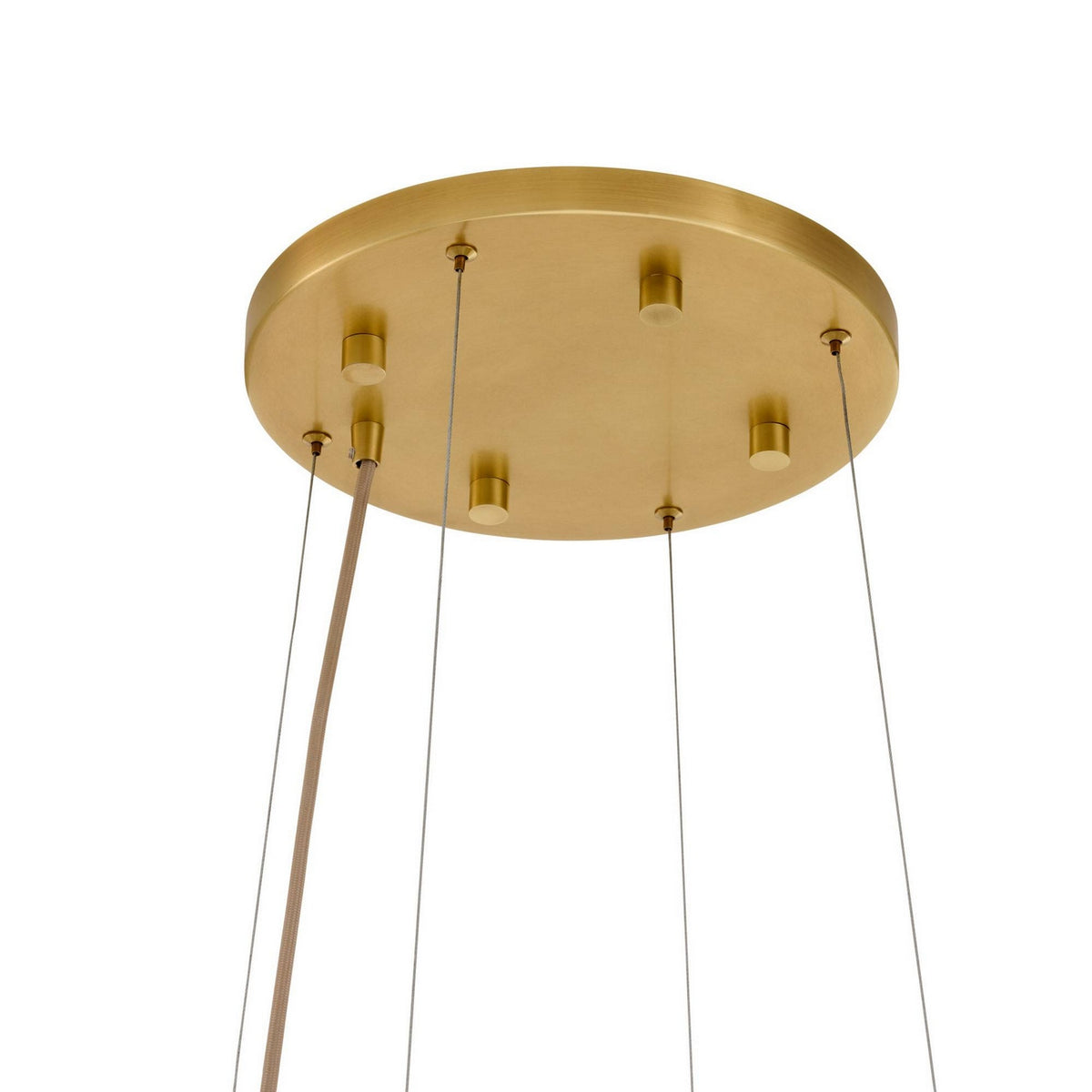 Arteriors - DLC50 - 12 Light Chandelier - Wright Grid - Antique Brass/White
