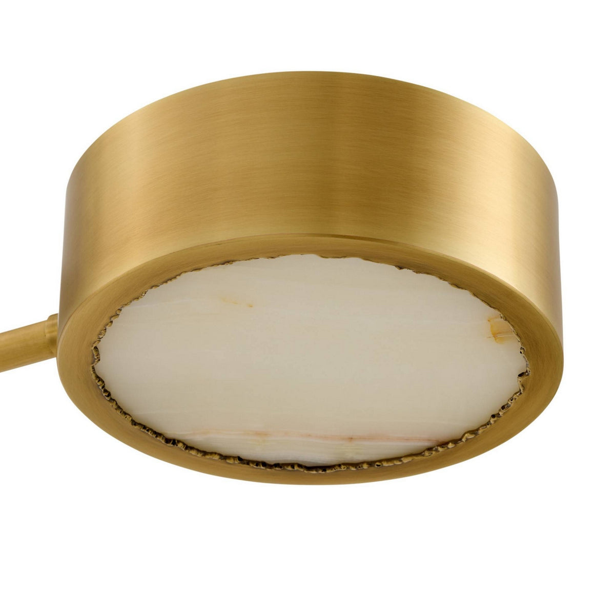 Arteriors - DLC50 - 12 Light Chandelier - Wright Grid - Antique Brass/White