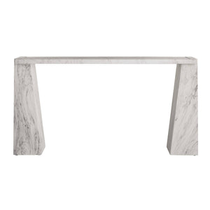 Arteriors - FLS13 - Console - Antonine - White Faux Marble