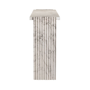 Arteriors - FLS13 - Console - Antonine - White Faux Marble